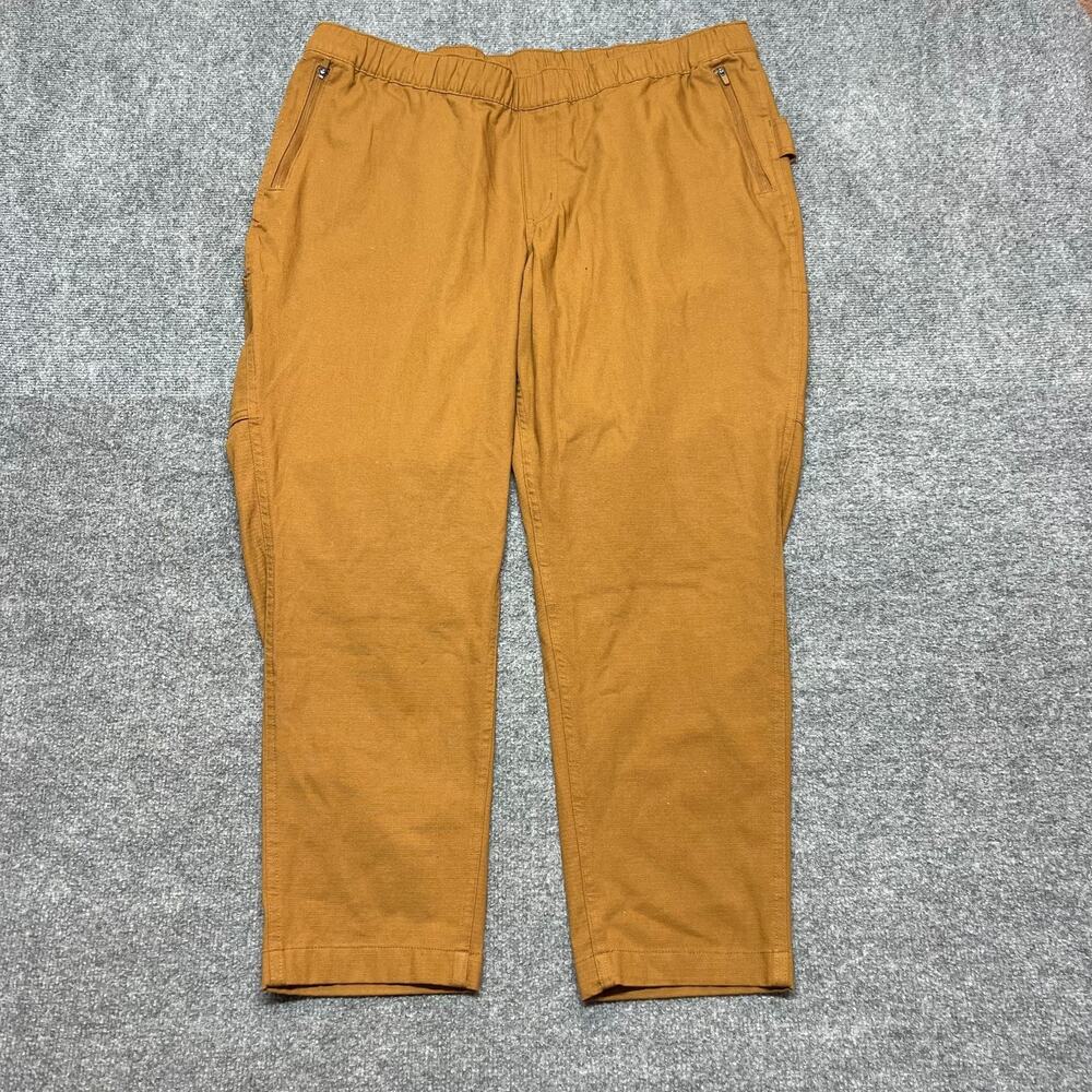 Carhartt Force Ripstop Work Pants Womens XL 16-18 Brown Relaxed Fit